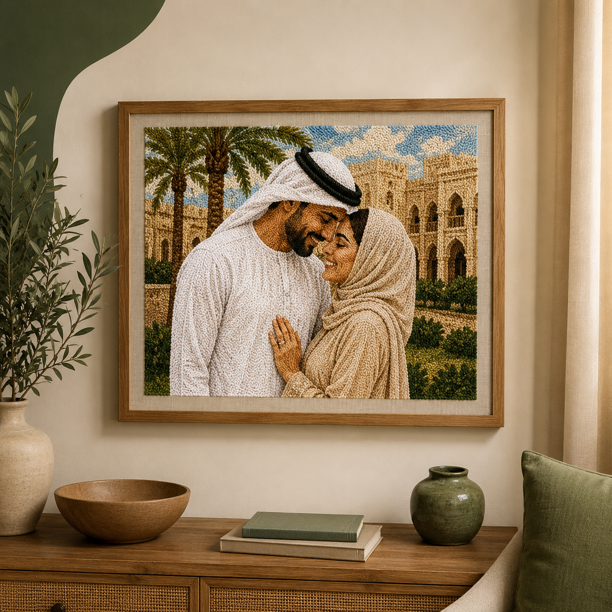 طقم تطريز بتصميمكم الخاص