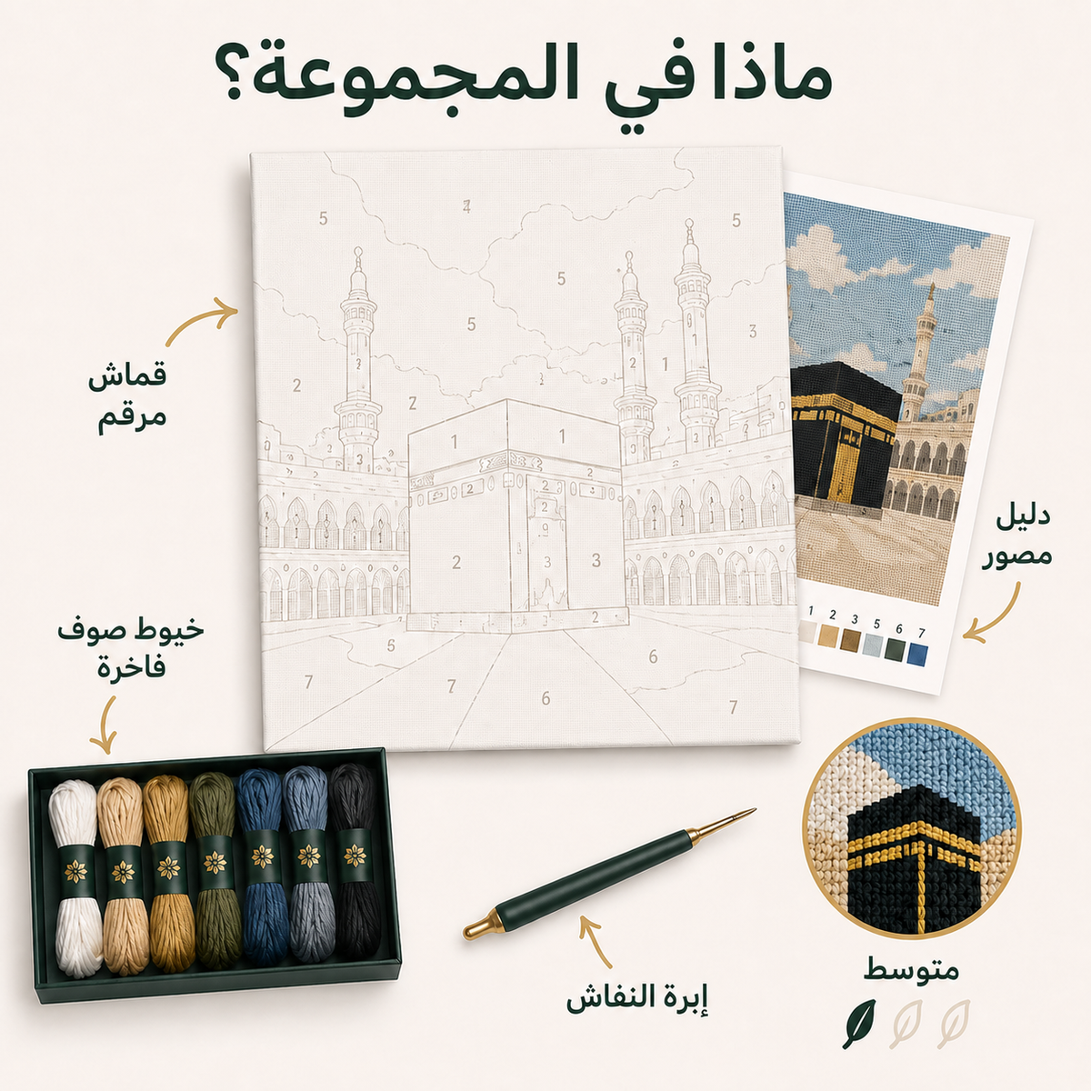 عصفور الشتاء · طقم تطريز
