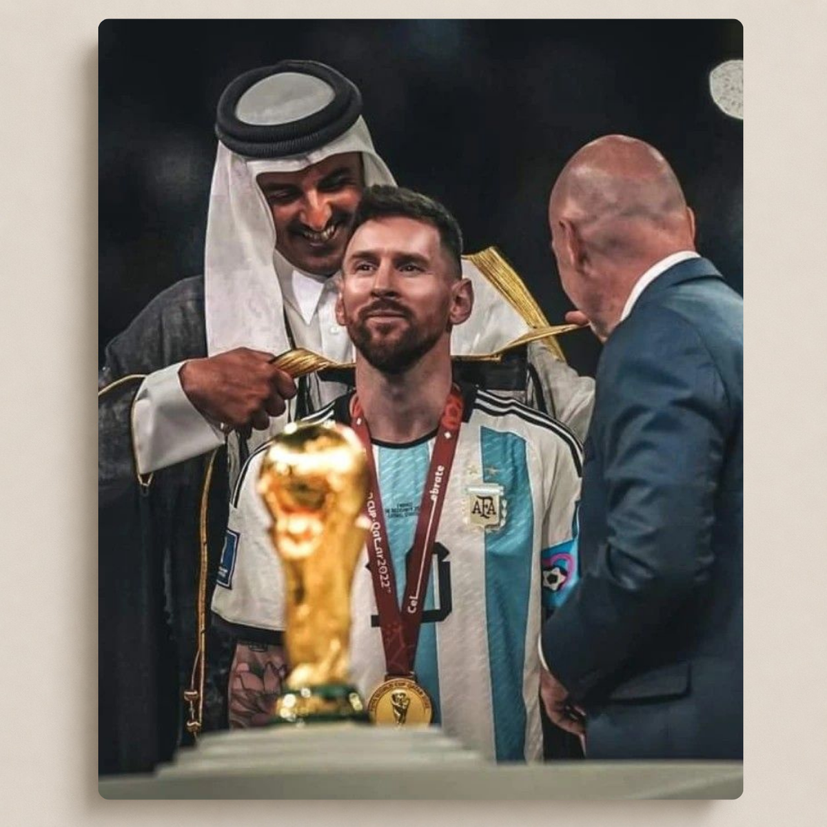 ليونيل ميسي · تتويج قطر