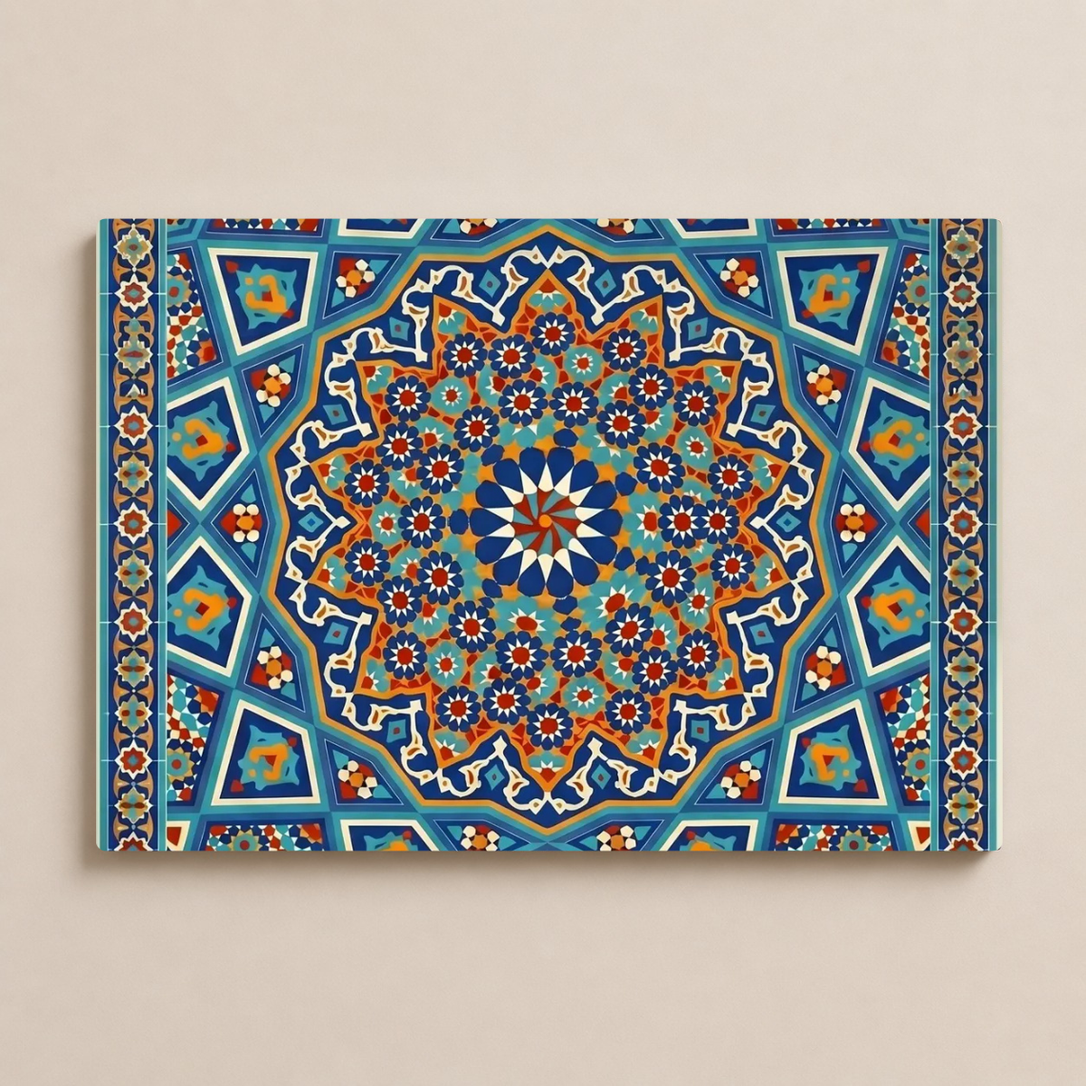 الزخرفة الإسلامية الملوّنة