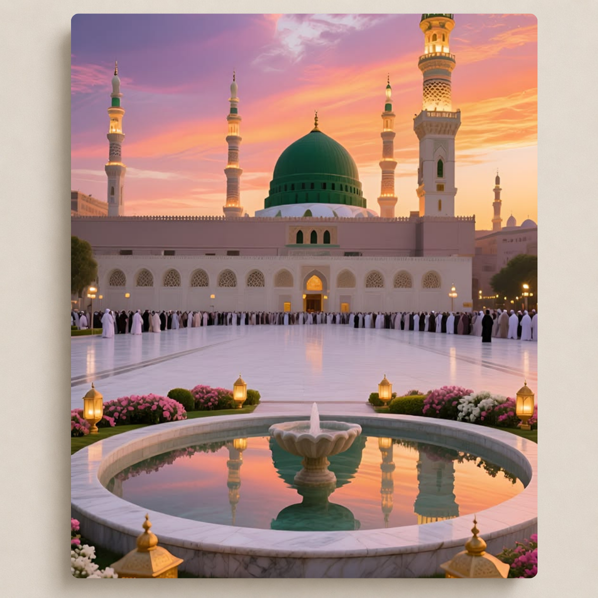 فناء المسجد النبوي