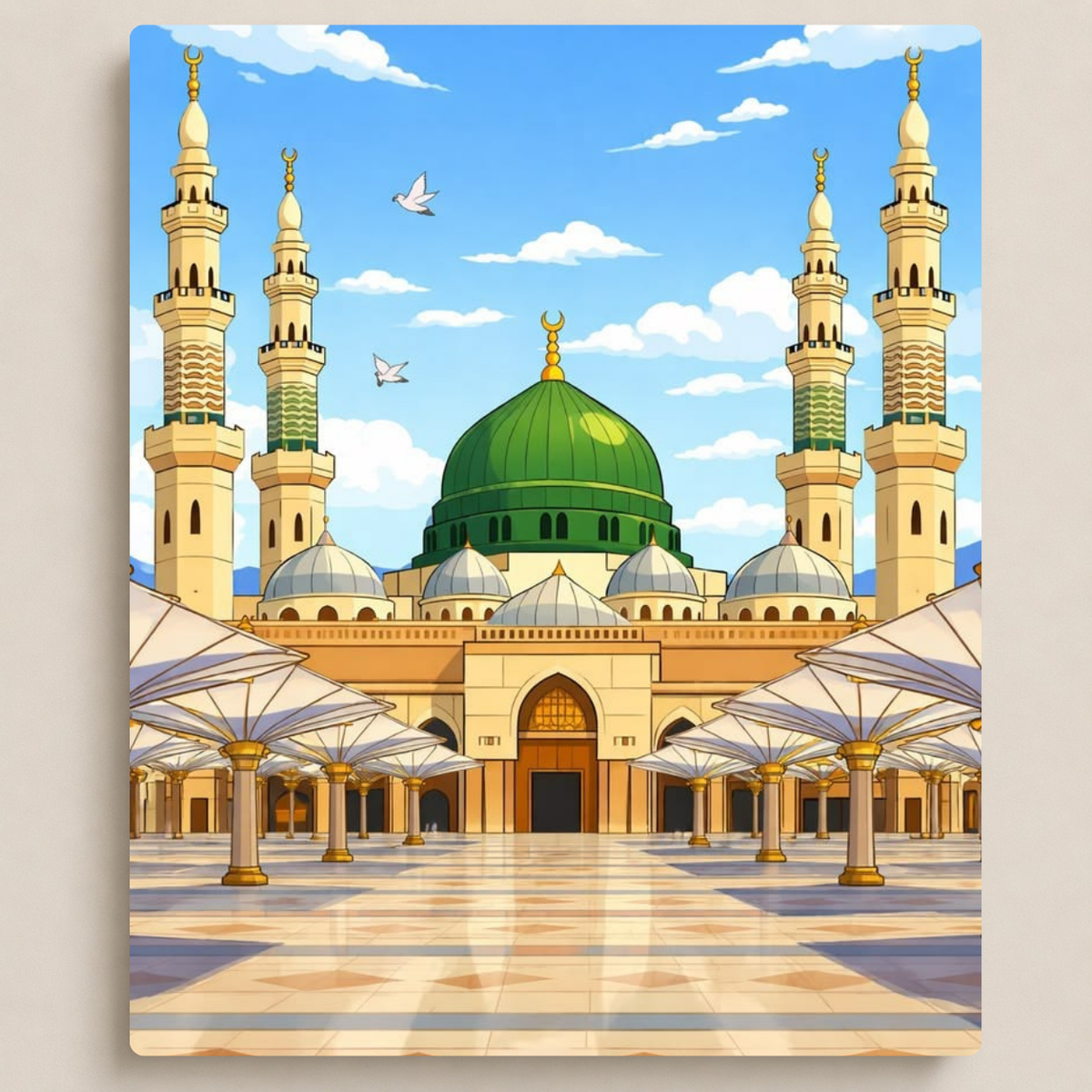 فناء القبة الخضراء