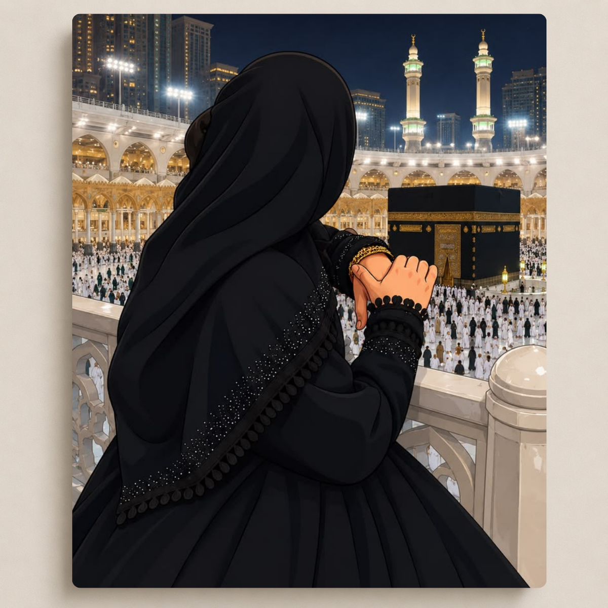 دعاء عند الحرم
