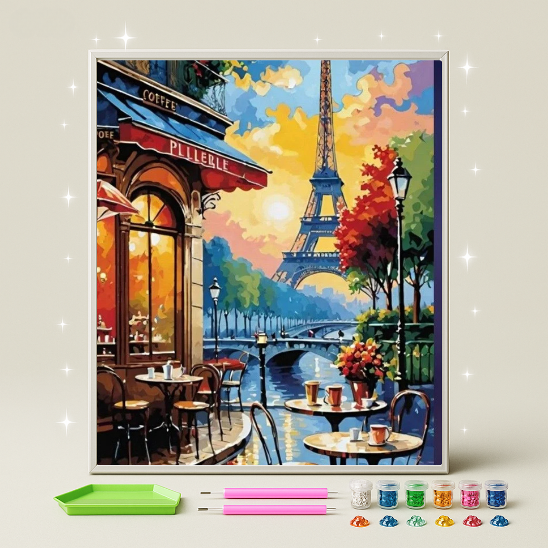 شارع باريس · طقم رسم بالماس