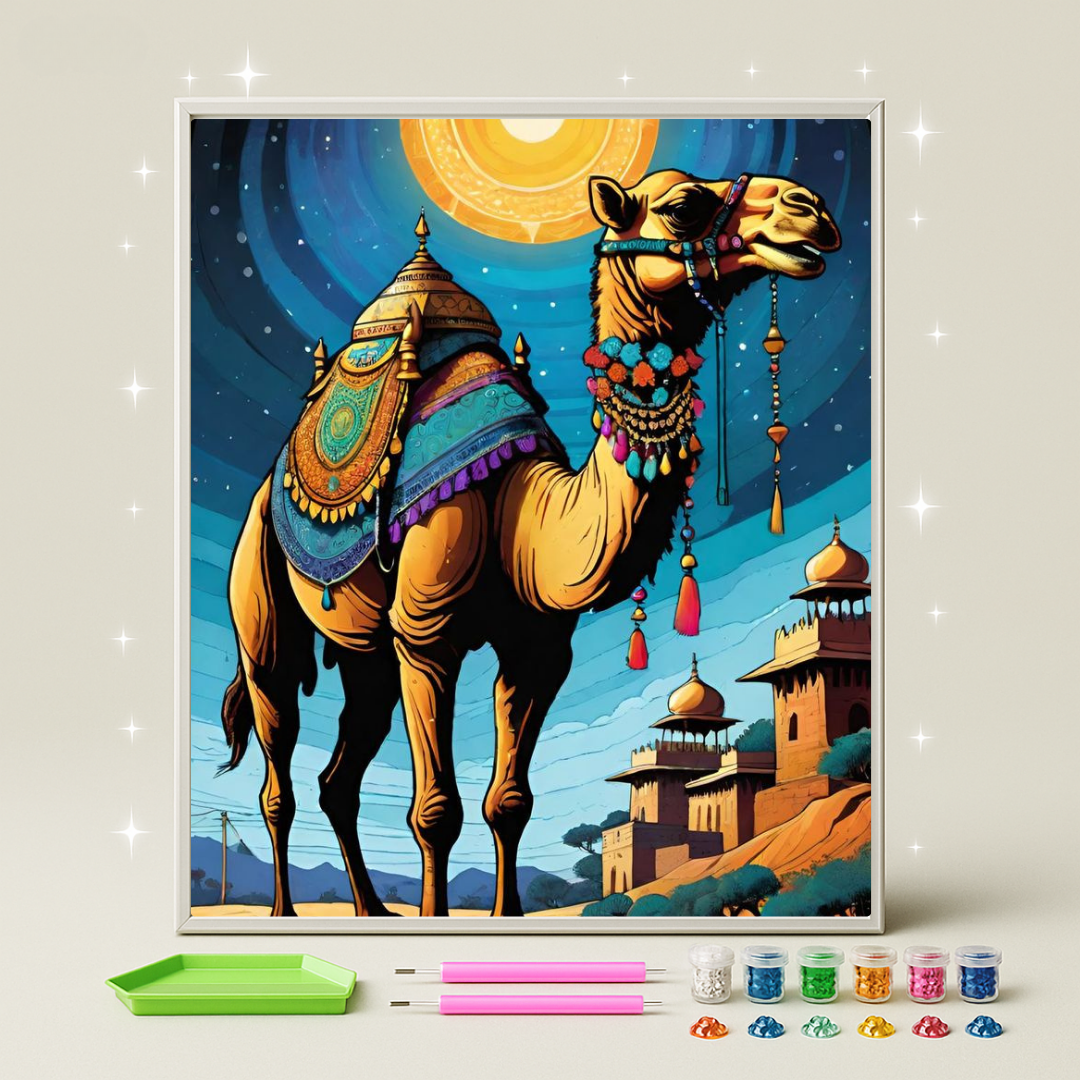 جمل العرب · طقم رسم بالماس