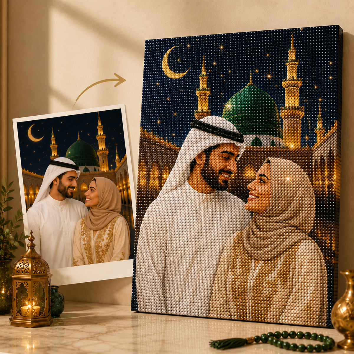 لوحتكم الماسية، من صورتكم