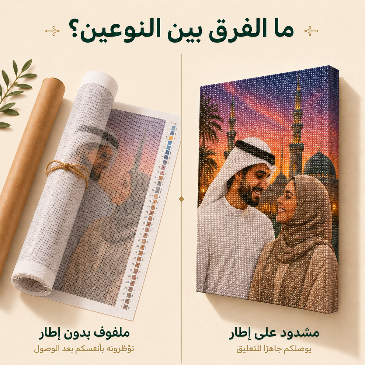 طقم رسم بالماس بتصميمكم الخاص