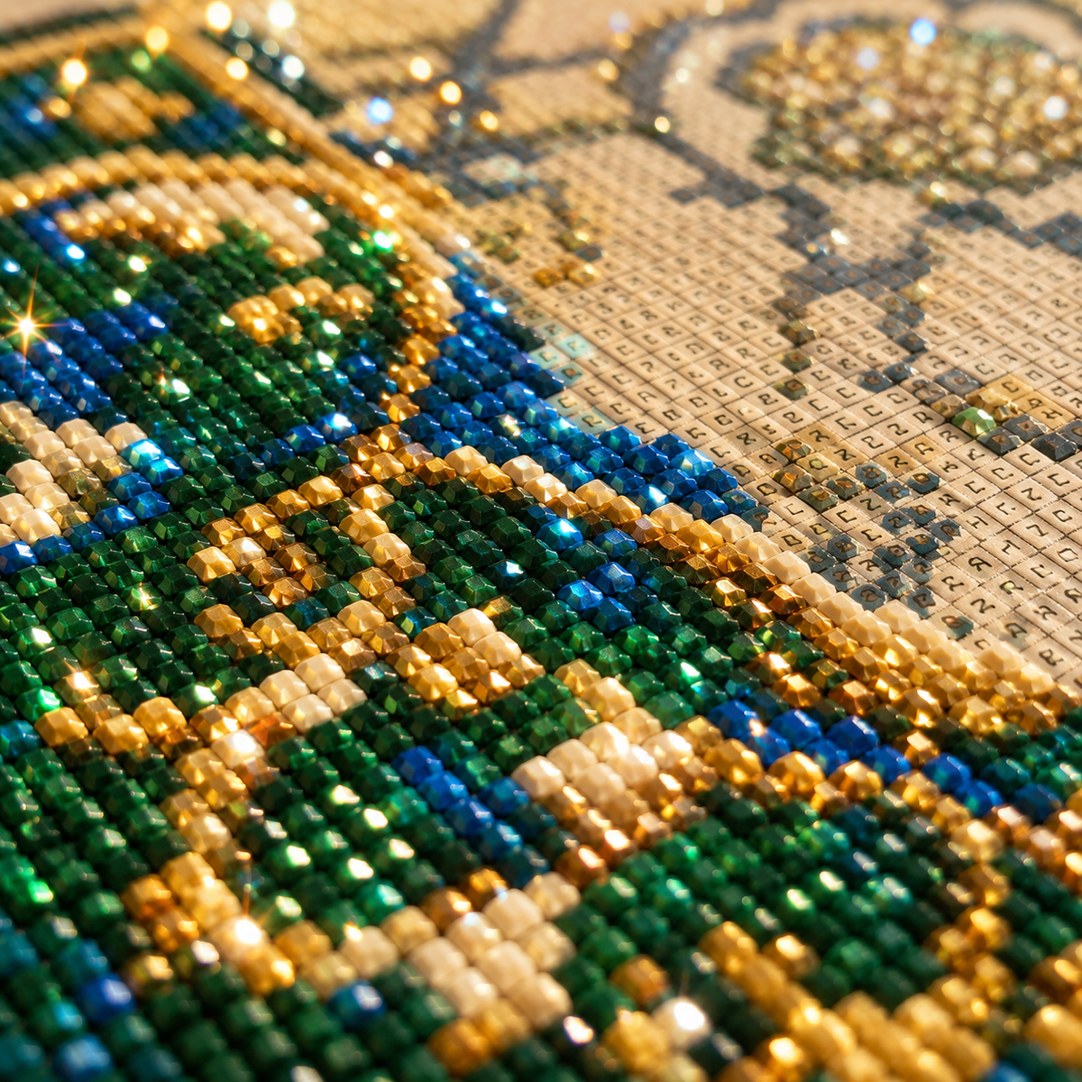 الكعبة المشرفة · طقم رسم بالماس
