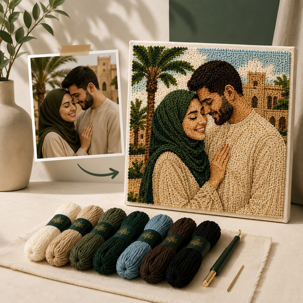 طقم تطريز بتصميمكم الخاص