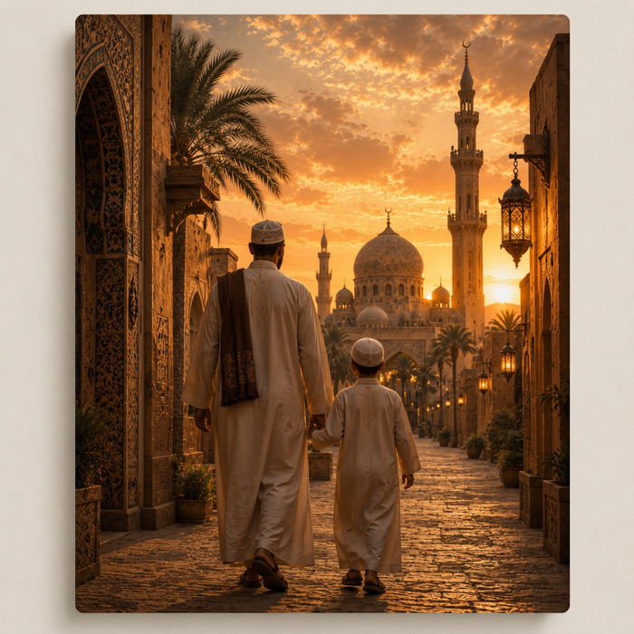 في طريق المسجد