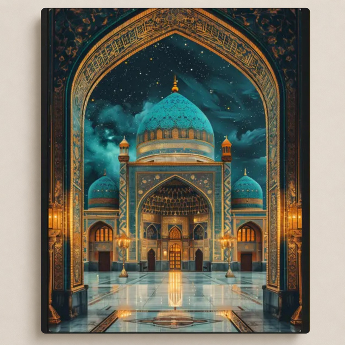 المسجد الأزرق ليلاً