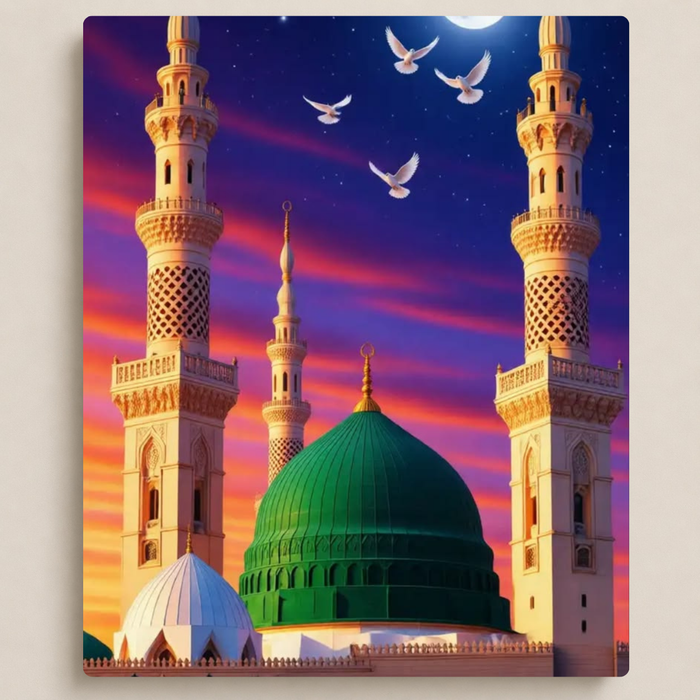 القبة الخضراء والحمام