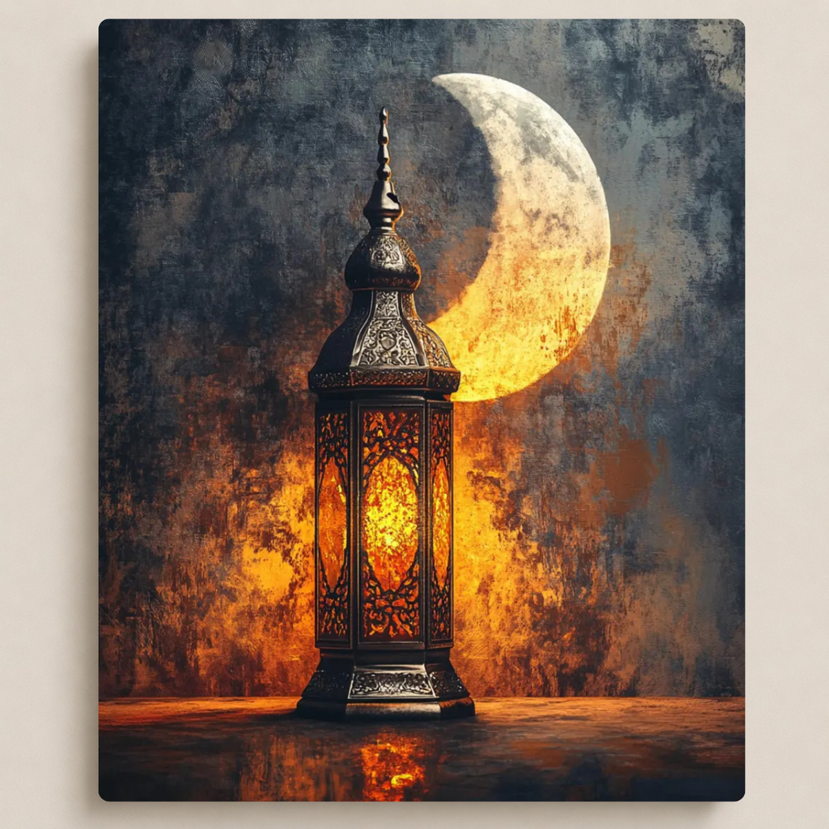 فانوس رمضان الذهبي