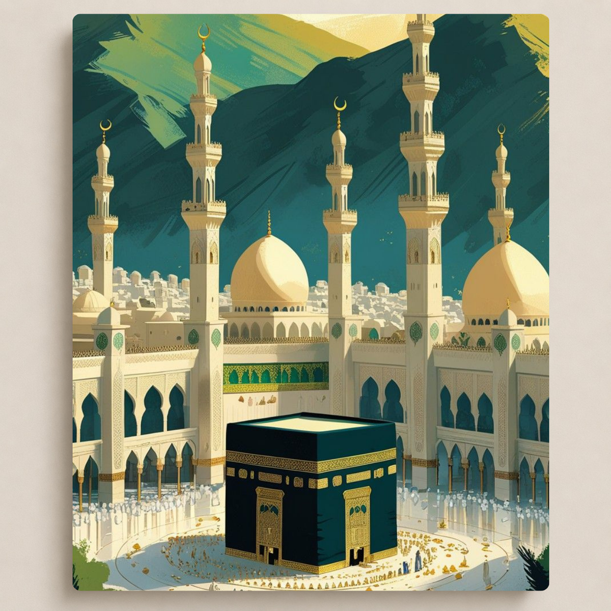 الكعبة والجبال