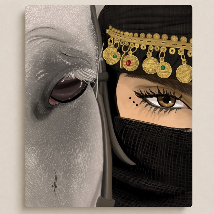 المرأة والفرس