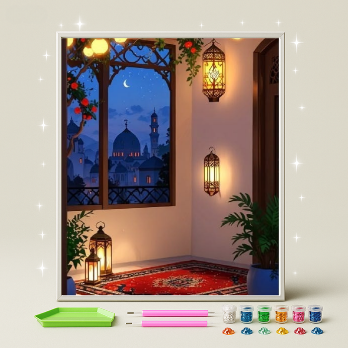 الرواق المغربي · طقم رسم بالماس