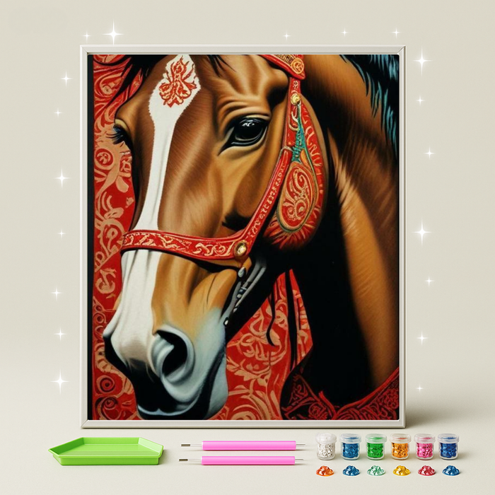 الحصان العربي · طقم رسم بالماس
