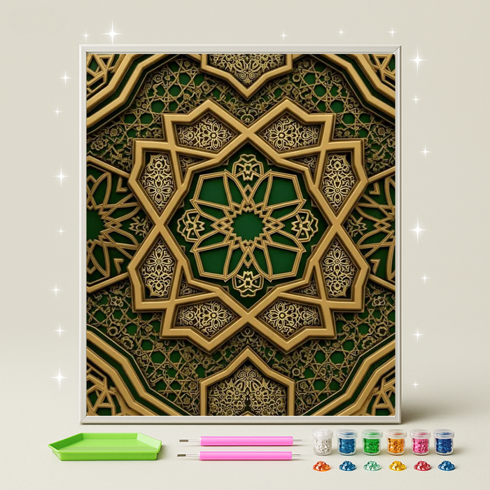 نجمة الزخرفة · طقم رسم بالماس