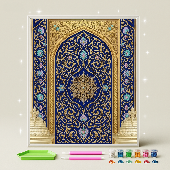 المحراب الأزرق · طقم رسم بالماس