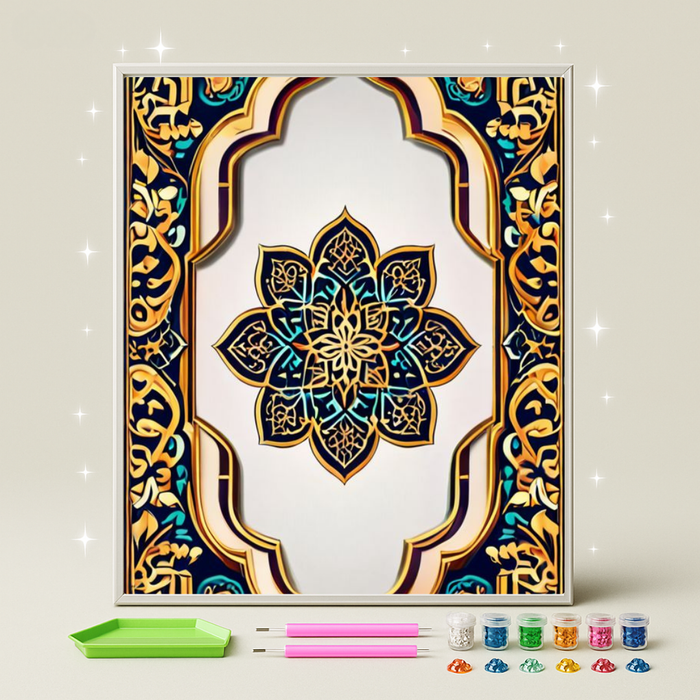 زخرفة الخط · طقم رسم بالماس