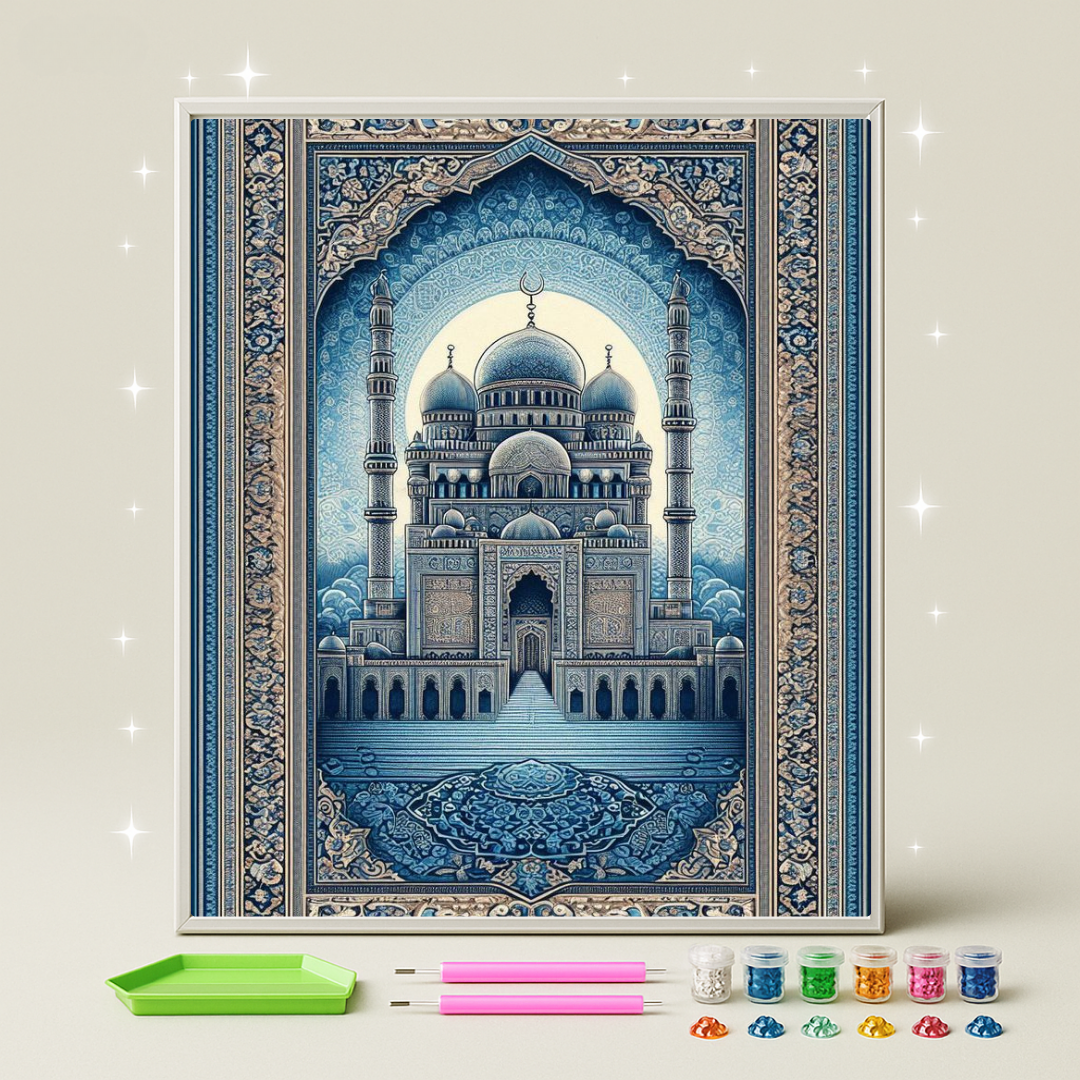 مسجد الزخرفة · طقم رسم بالماس
