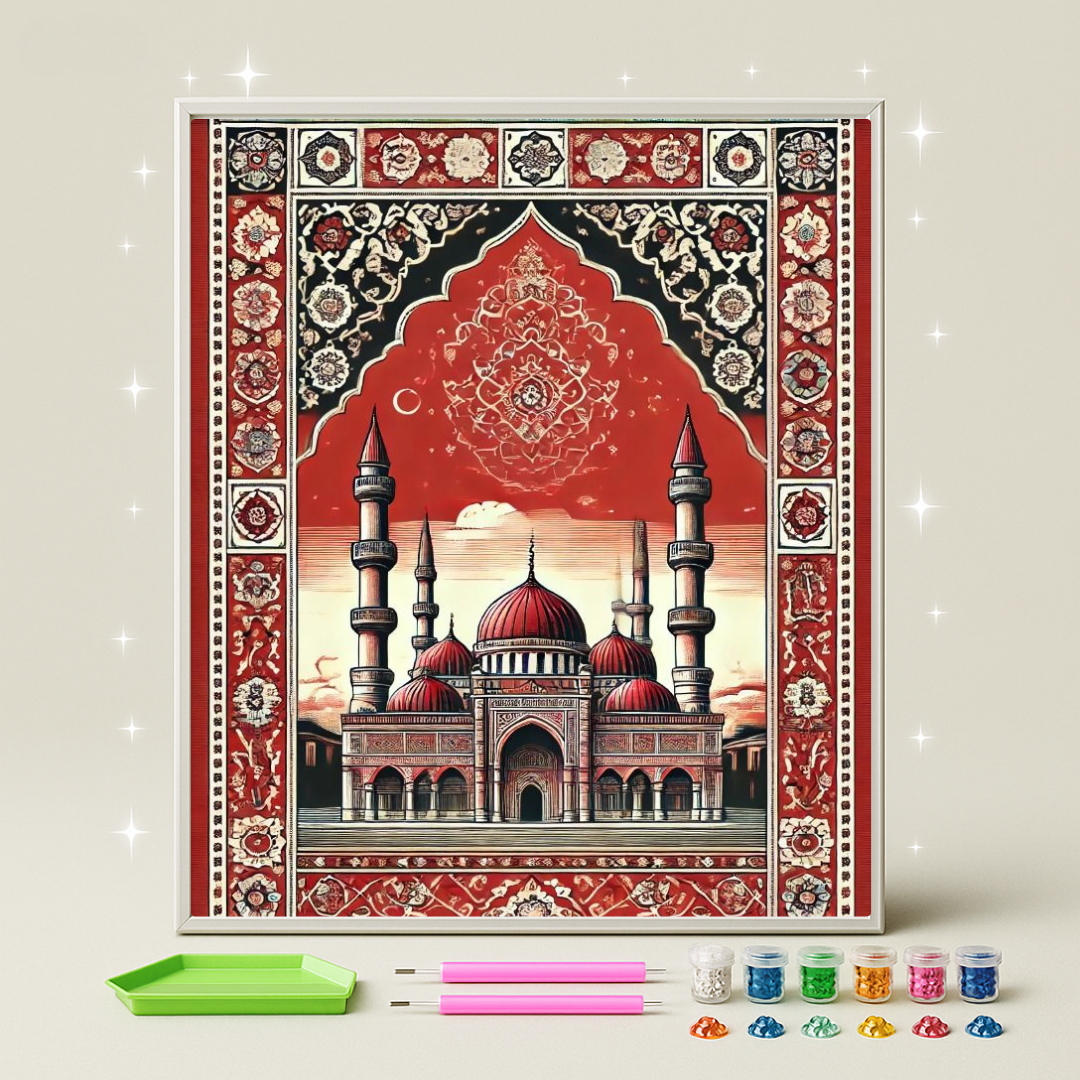 سجادة الصلاة · طقم رسم بالماس