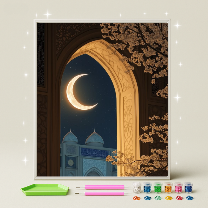 قوس الهلال · طقم رسم بالماس
