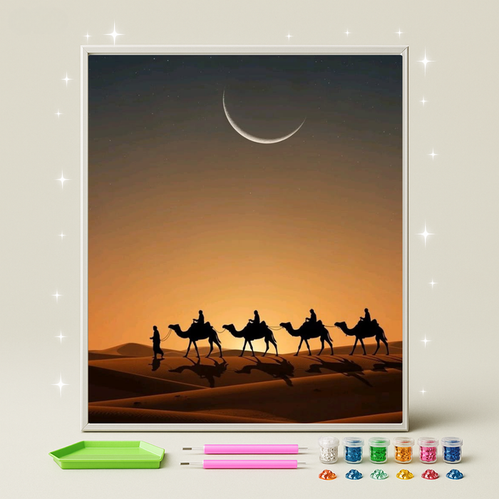 قافلة الصحراء · طقم رسم بالماس