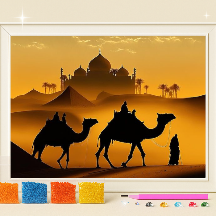 ظلال الصحراء · طقم رسم بالماس