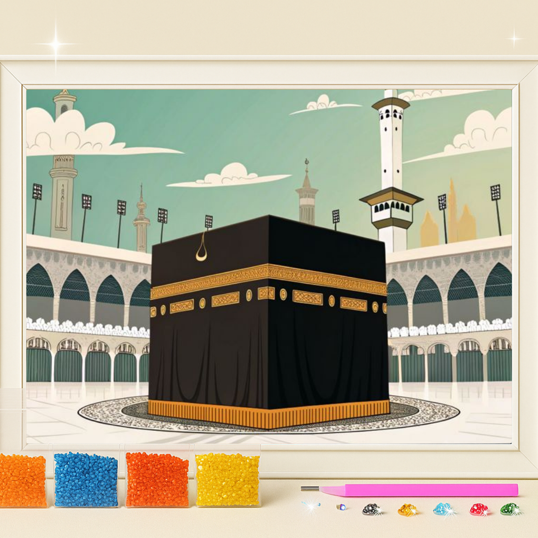 الكعبة · طقم رسم بالماس