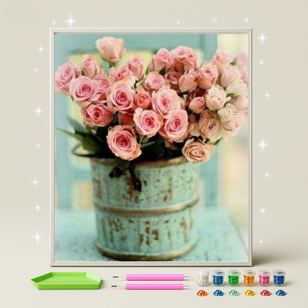 ورد ريفيّ · طقم رسم بالماس